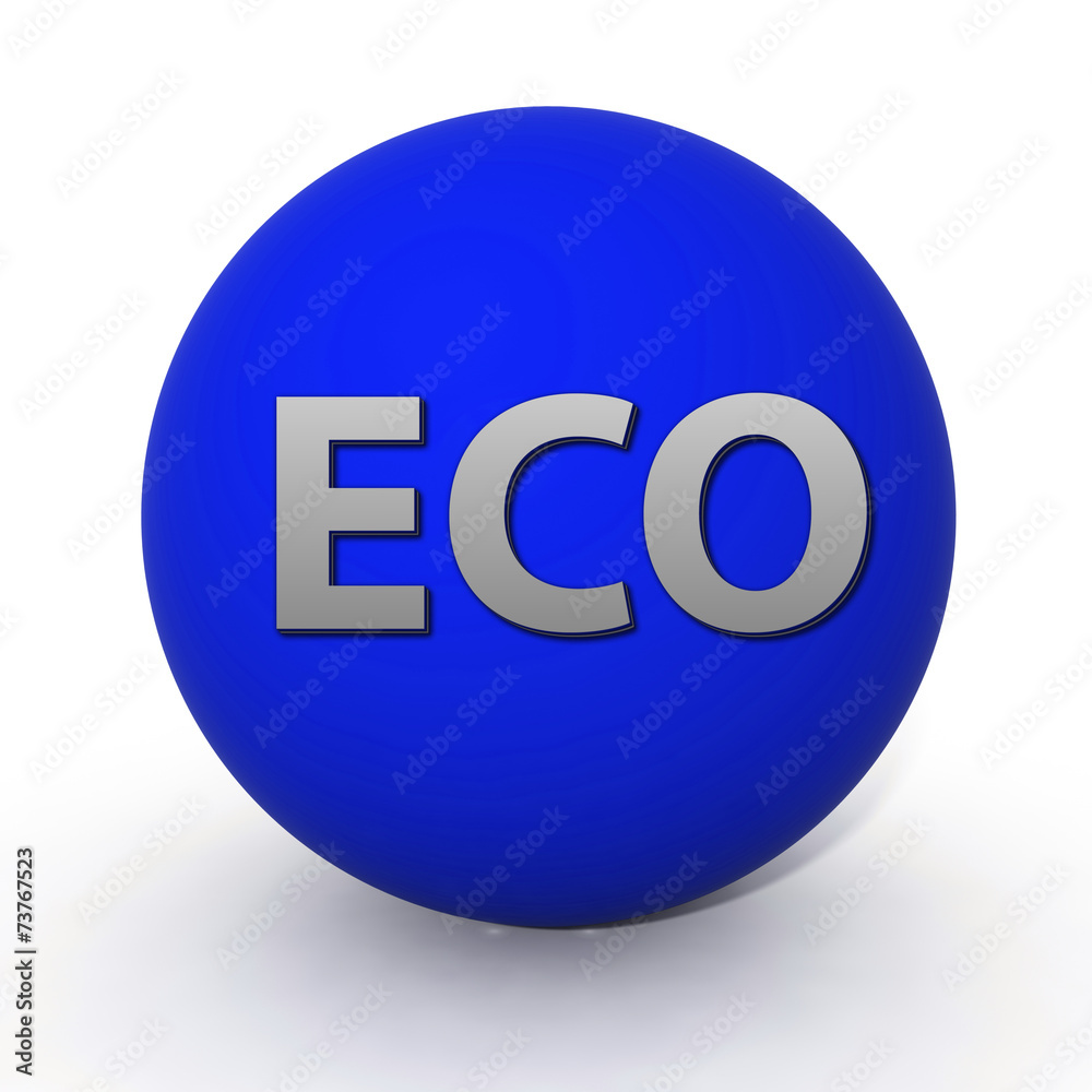 eco circular icon on white background eco circular icon on white background