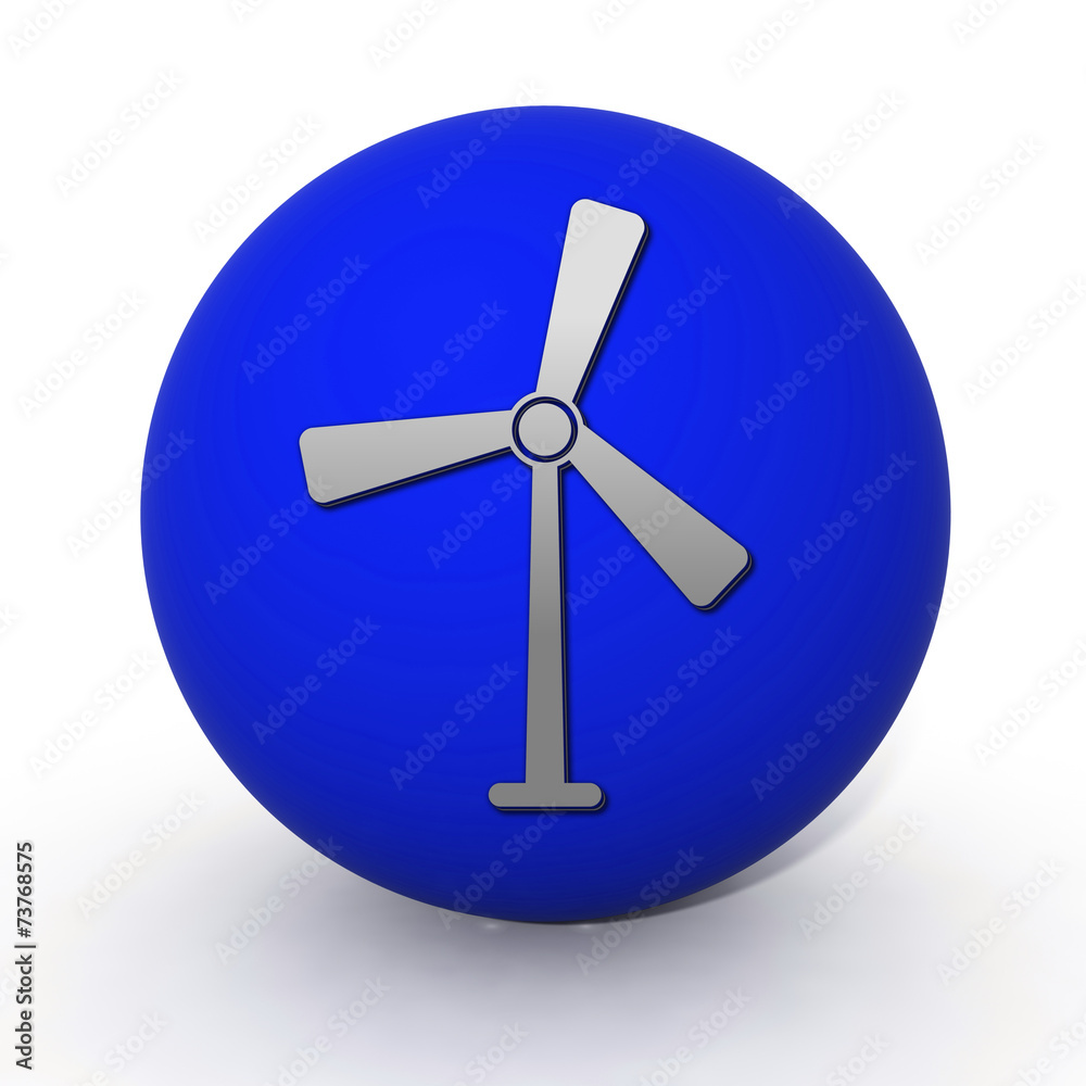 Turbine circular icon on white background Turbine circular icon on white background