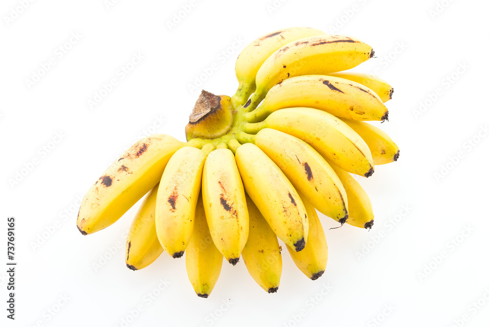 Banana isolated on white background Banana isolated on white background