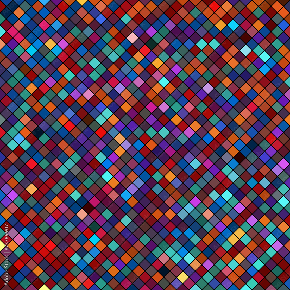 Abstract mosaic background of pattern grid colorful squares