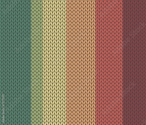 vector seamless knitted colorfull pattern
