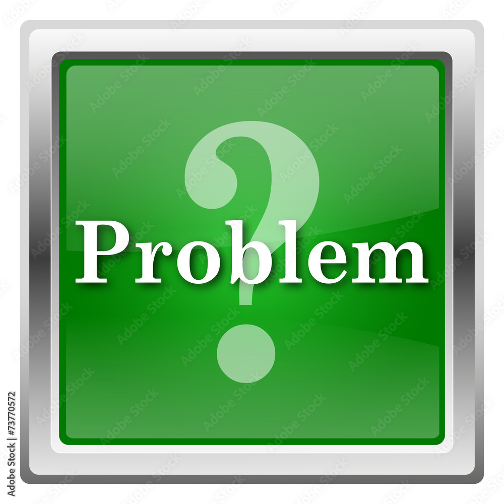 Fototapeta premium Problem icon