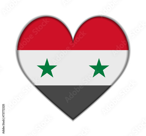 Free Download Syria heart flag vector - GFXLoad