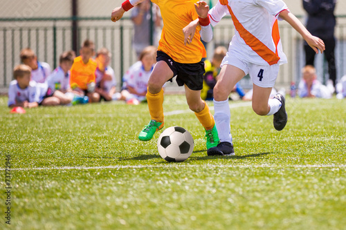 Football soccer game match for children
