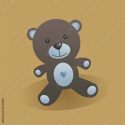 Osito de peluche azul FD