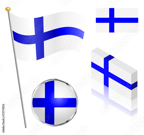 Finnish Flag Set