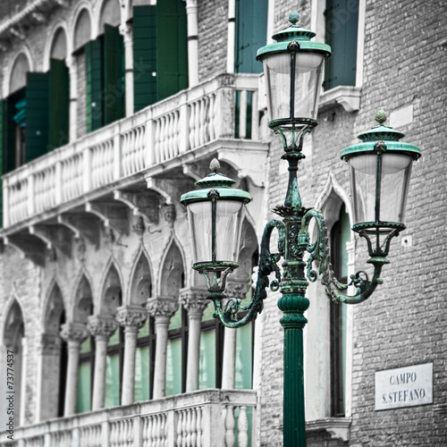 Принти на полотні Citylights in Venice, Italy
