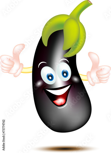 Happy Eggplant