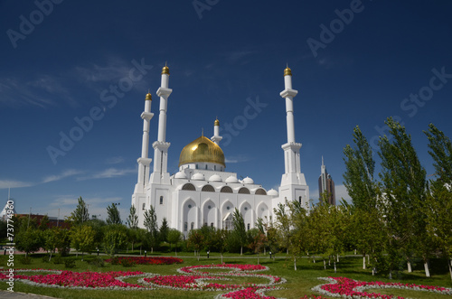 Nur Astana Mosque in Astana, Kazakhstan photo