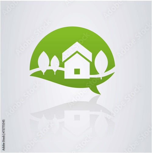 house logo. business and construction