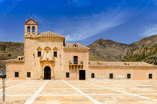 Monastery of  Virgin Del Saliente Almeria Andalusia Spain