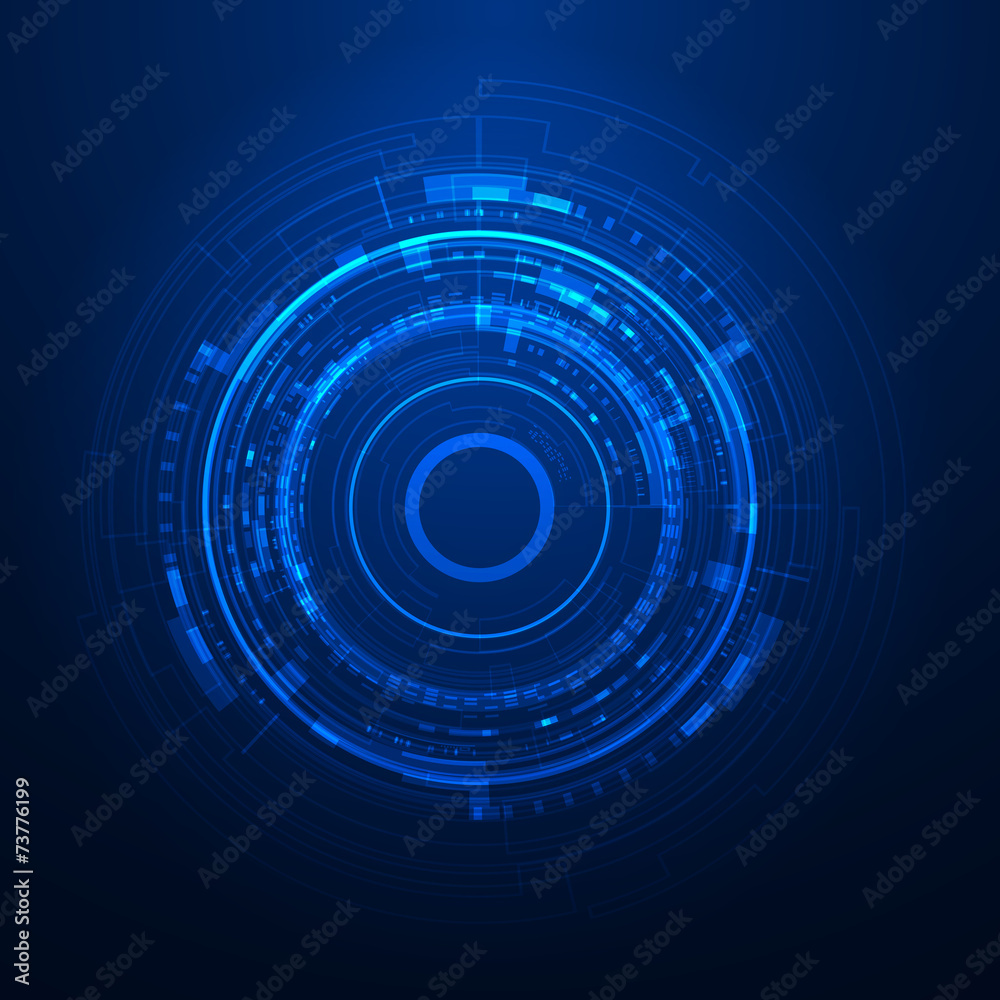 Futuristic graphic user interface Futuristic graphic user interface
