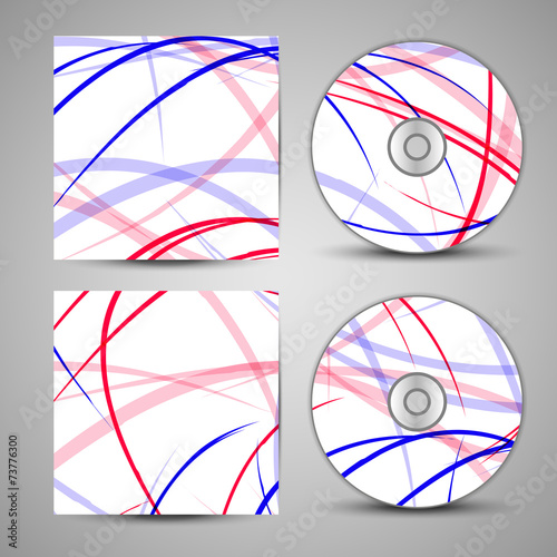 Vector cd cover set for your design