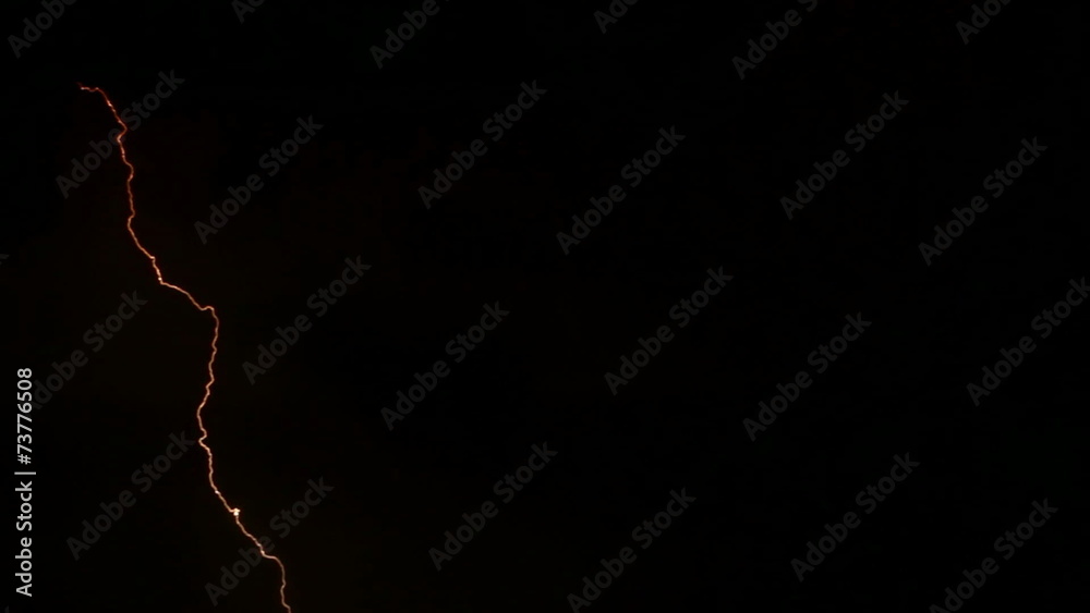 Real and natural lightning and thunder