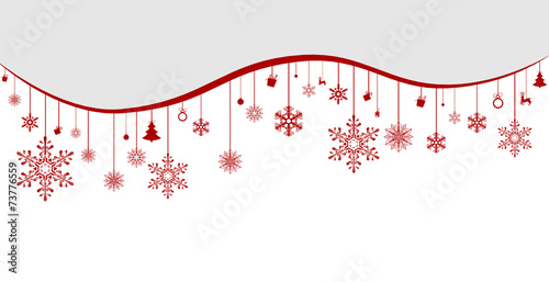 Weihnachten Anhänger Schneekristalle