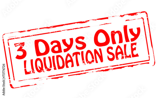 Liquidation sale