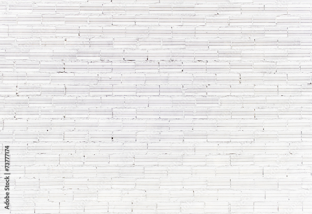 Bright white bricks Bright white bricks