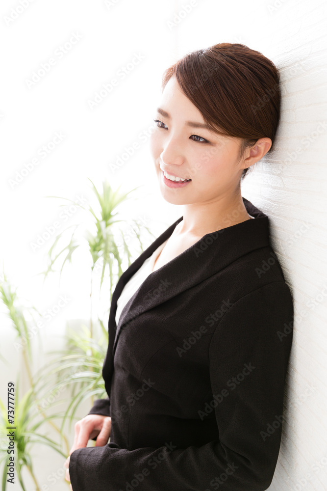 young asian woman in the office young asian woman in the office