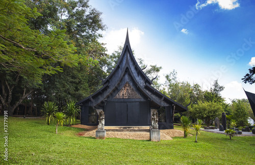 Baandam Museum & Gallery or Black House in Chiang Rai, Thailand.