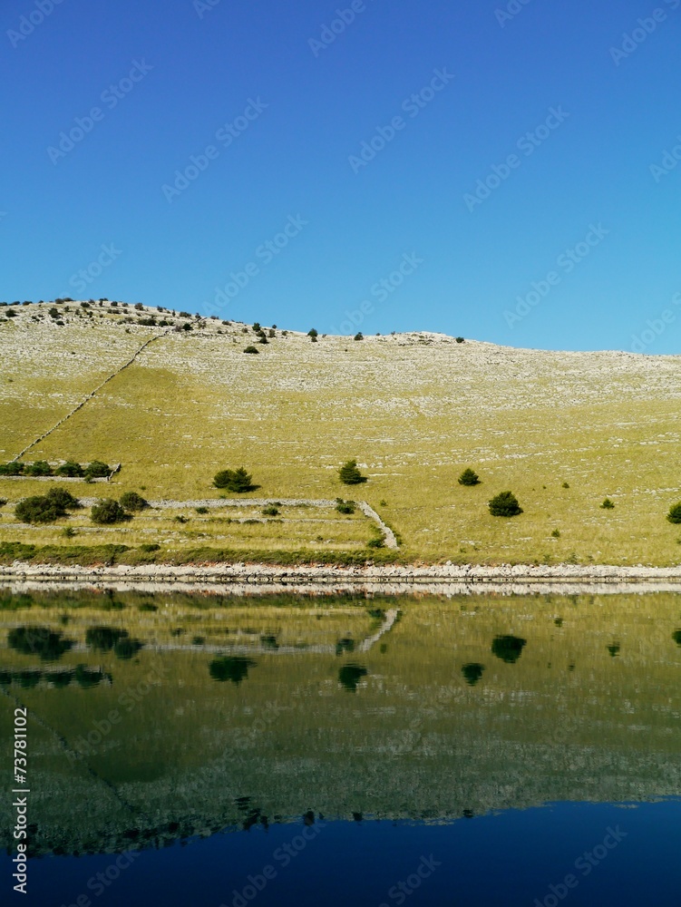 Fototapeta premium The Statival bay of the island Kornat in Croatia