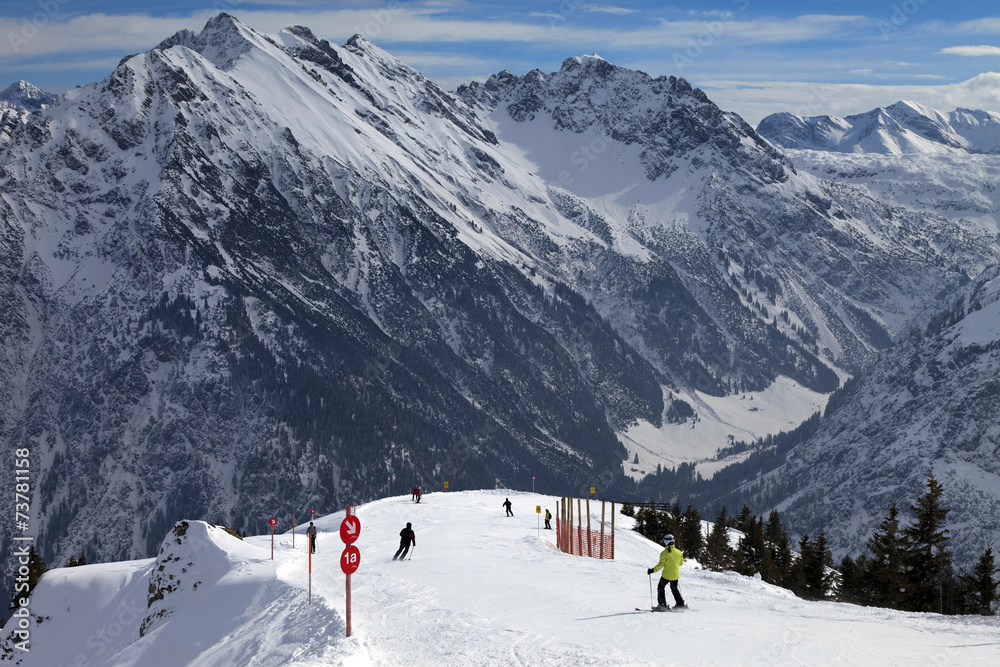 Oberstdorf Panorama Skigebiet