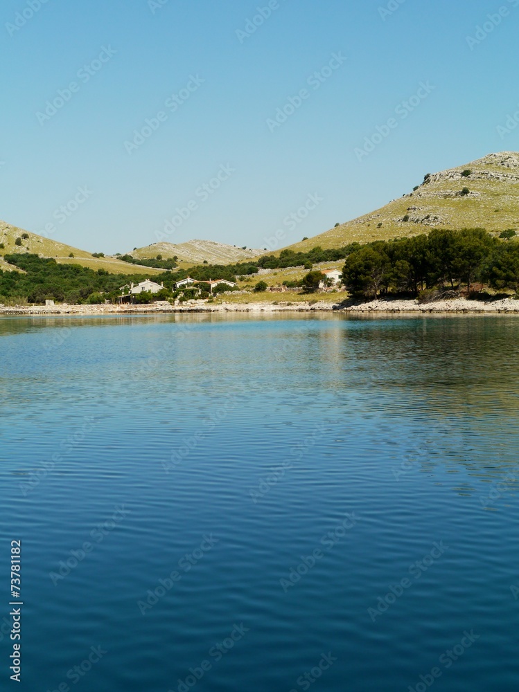 The Statival bay of the island Kornat in Croatia