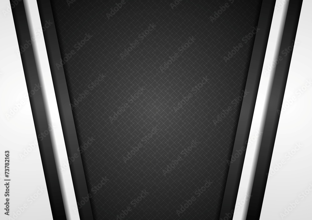 Black and white tech corporate background