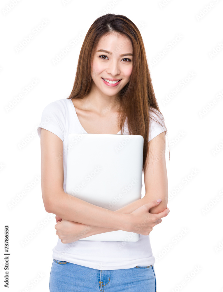 Woman with laptop Woman with laptop
