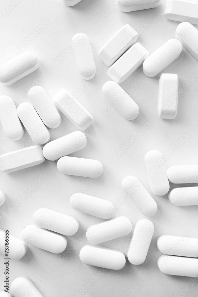 Pile of pills, close-up Pile of pills, close-up