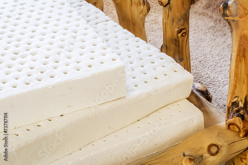 natural latex mattress photo