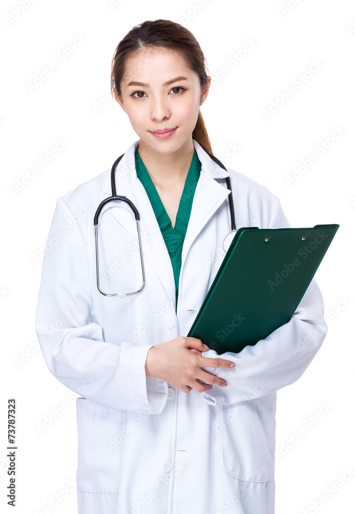 Doctor with clipboard Doctor with clipboard