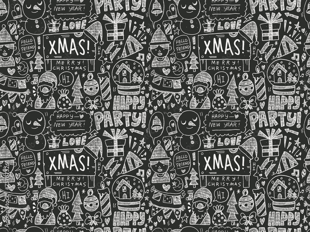 seamless christmas pattern