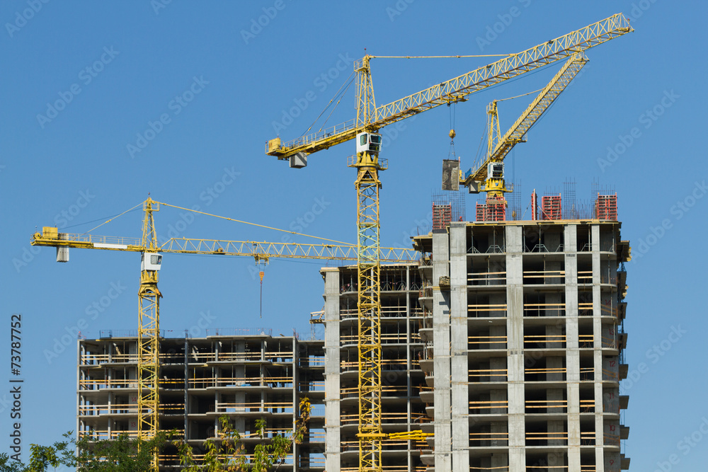 Cranes and building construction Cranes and building construction