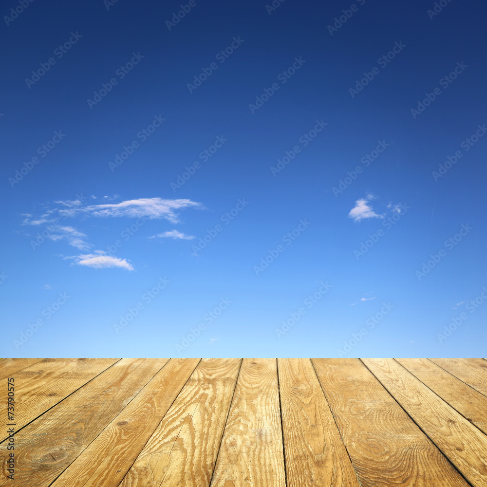 Wolken / Holz / Hintergrund