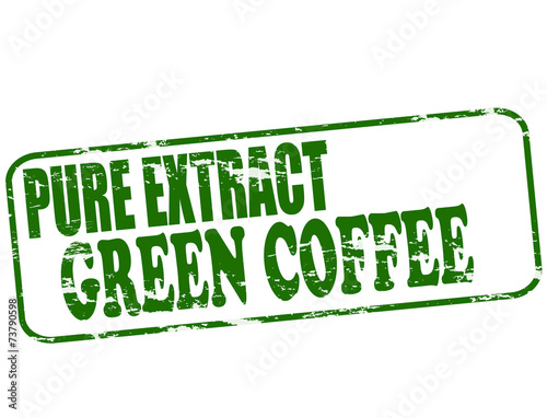 Pure extract green coffee