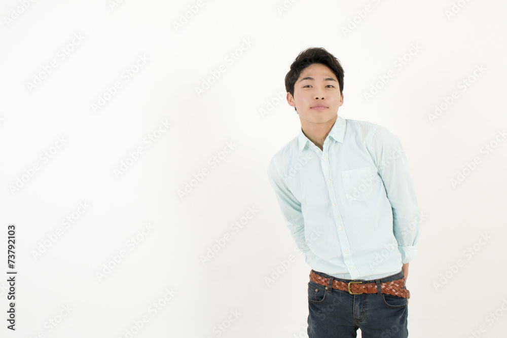 Asian male student Asian male student