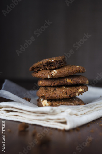 Galletas de chocolate y maní
