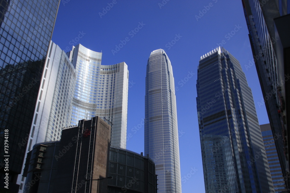 les immeubles de Hong Kong
