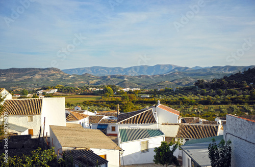 Paisaje de la Subbética desde Zagrilla, Córdoba, España photo