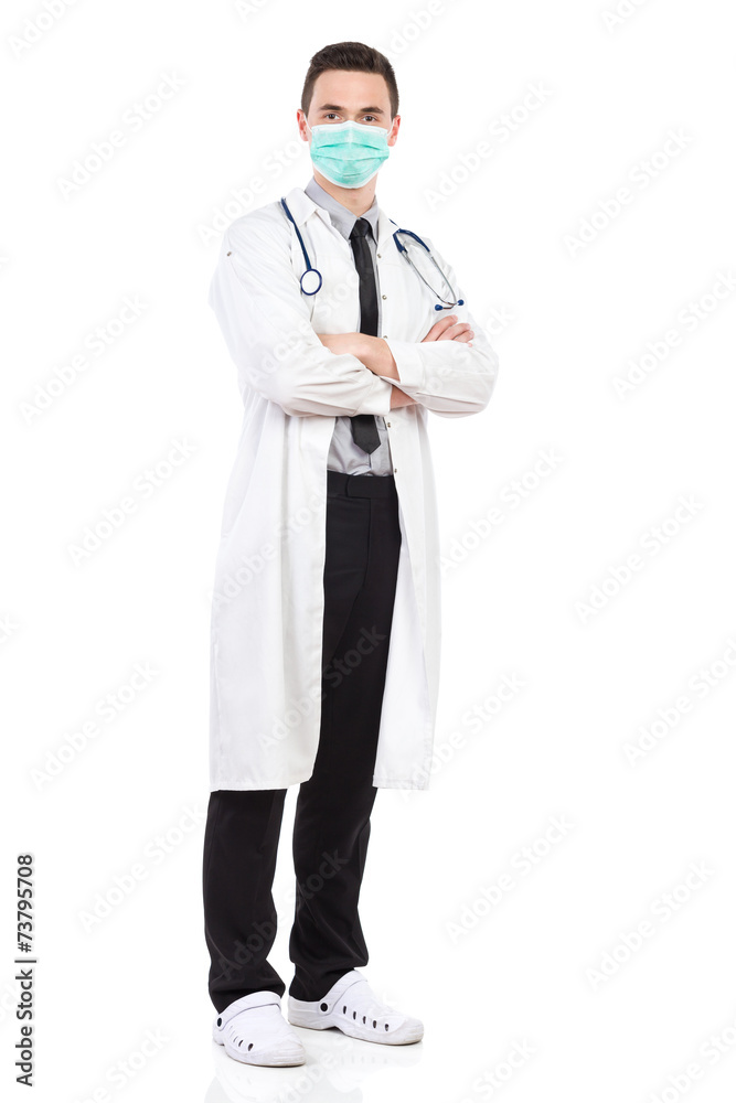 Surgeon posing with arms crossed