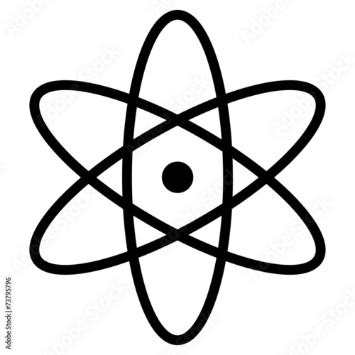 Slika na platnu Atom