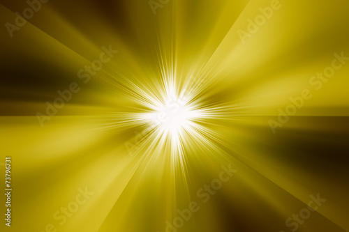 Star burst  yellow fire.