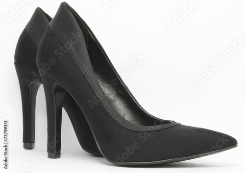 Black elegant shoes.