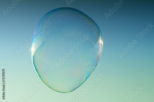 A big soap bubble