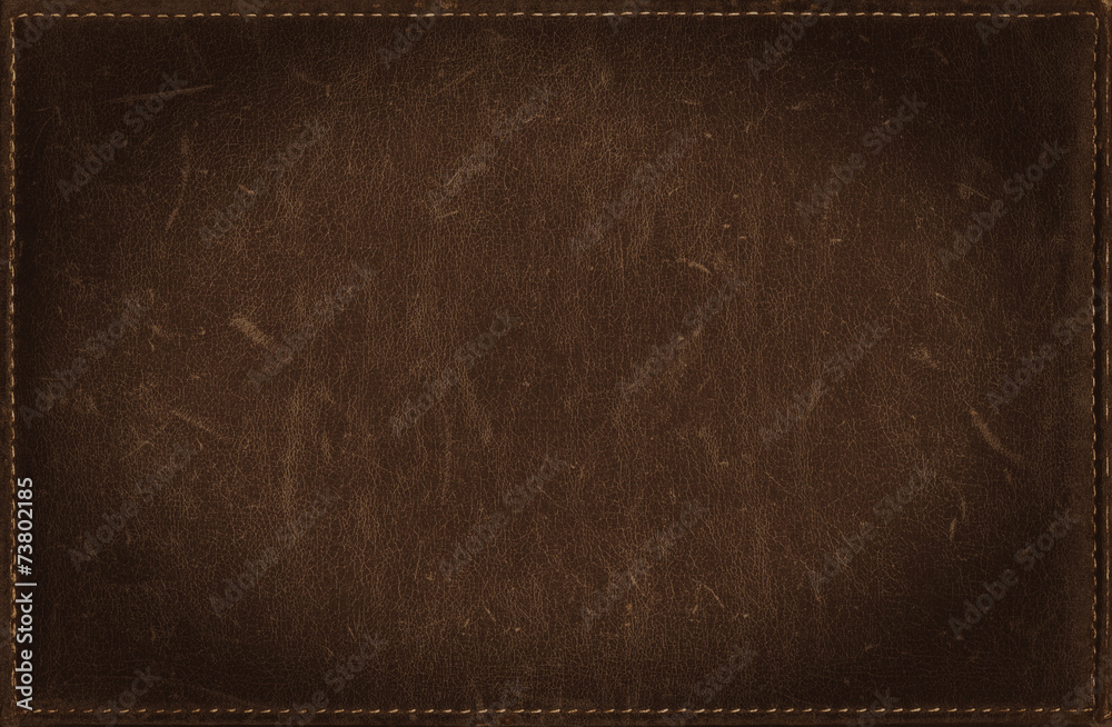 Dark brown grunge background from distress leather texture - obrazy, fototapety, plakaty 