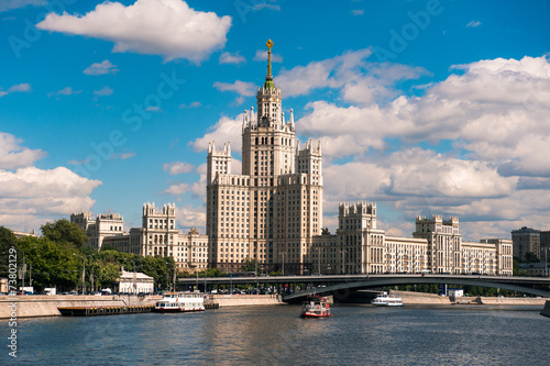 Moscow cityscape in summer day