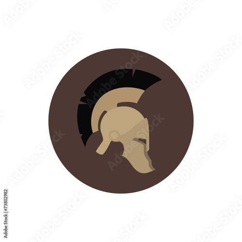 Icon helmet , vector illustration