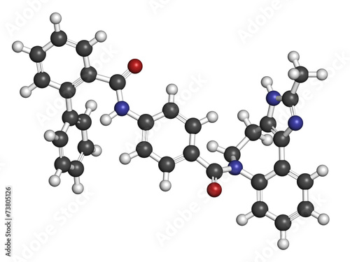 Conivaptan hyponatremia drug molecule. 