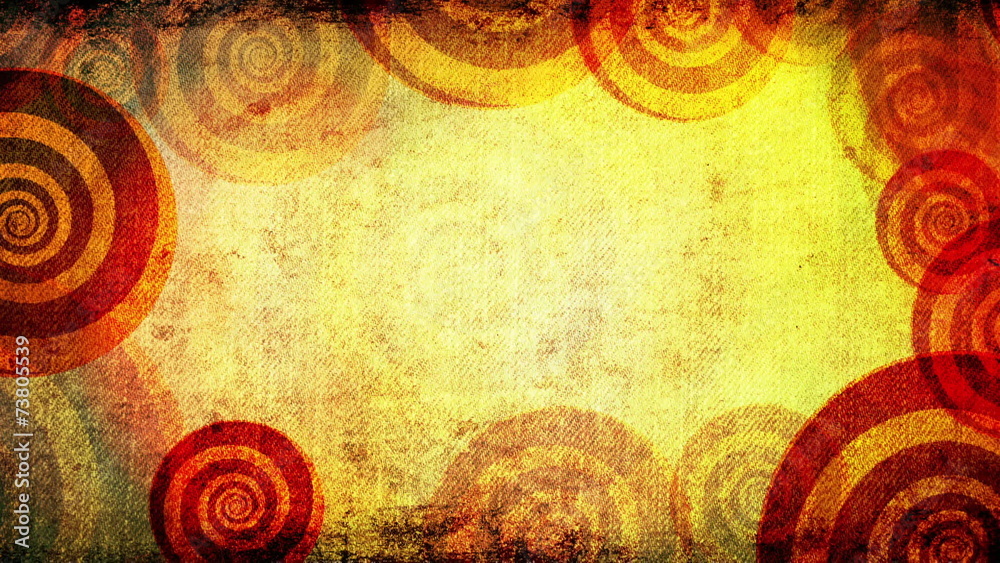 Colorful spiral background