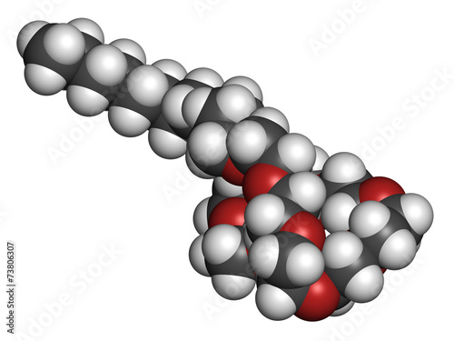 Polidocanol sclerosant drug molecule. 